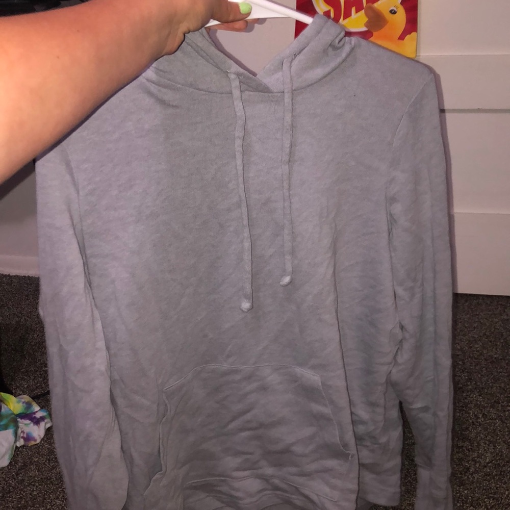 Gray hoodie